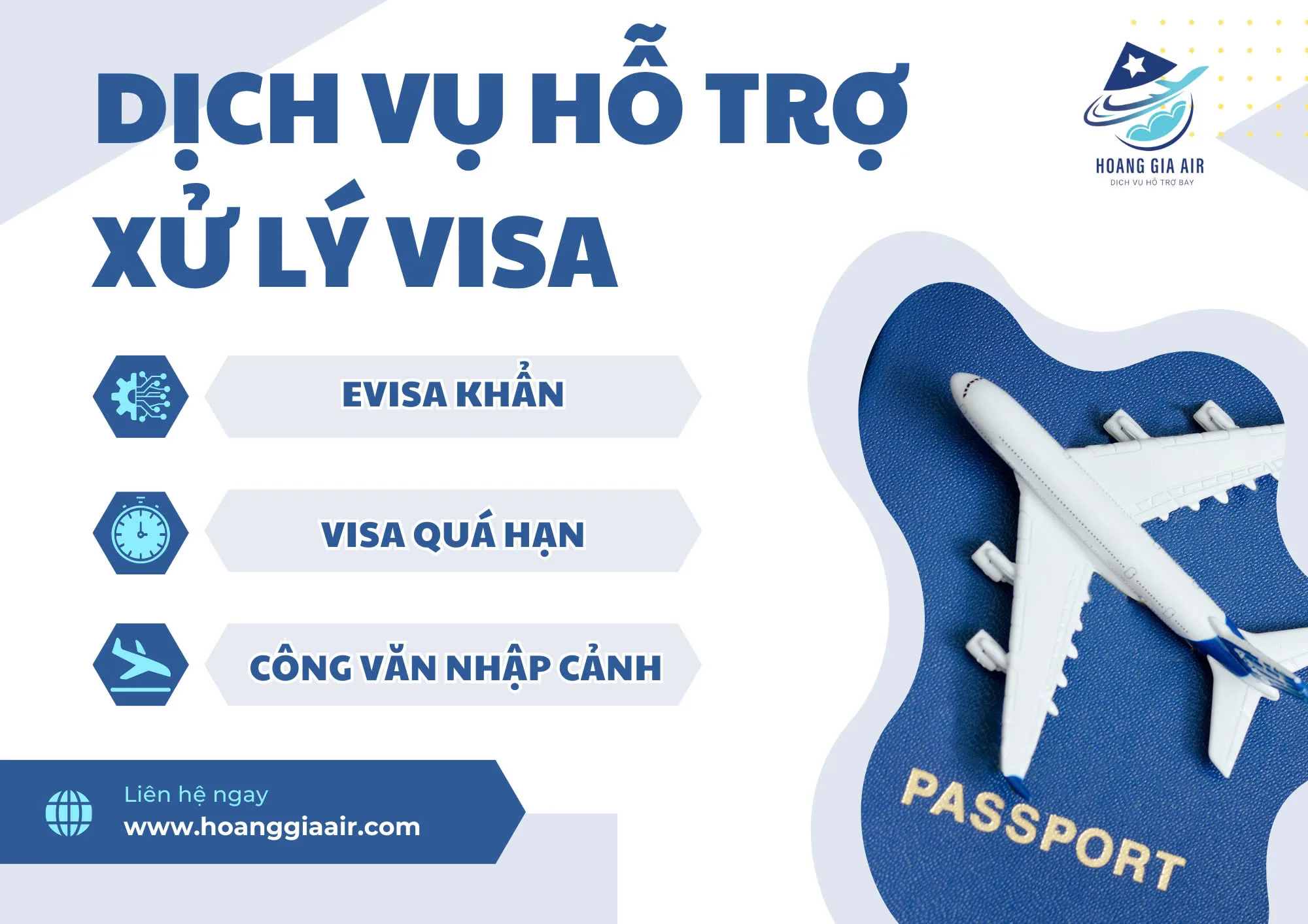 Dịch vụ hỗ trợ xử lý visa: visa hết hạn, visa gấp, giấy phép nhập cảnh
